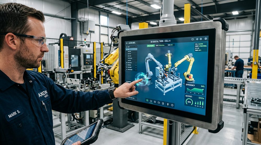 twin im Betrieb – 3D HMI