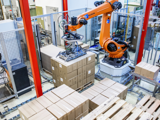Palettierroboter Rupp Food Automatisierung