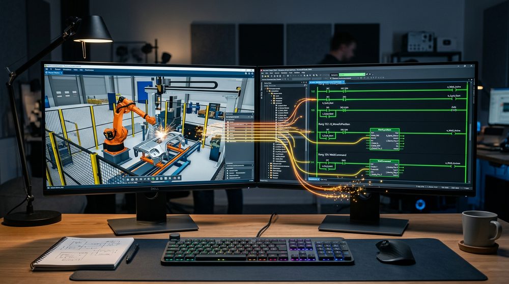 Virtuelle Inbetriebnahme: SPS-Steuerungsprogramm in twin testen