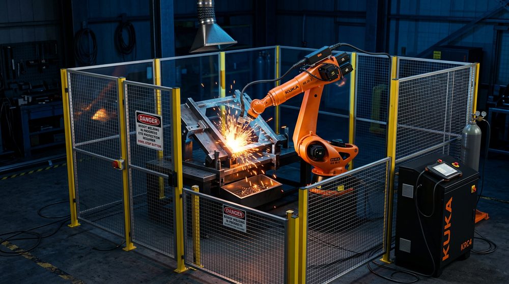 Virtuelle Inbetriebnahme einer Roboterschweißzelle